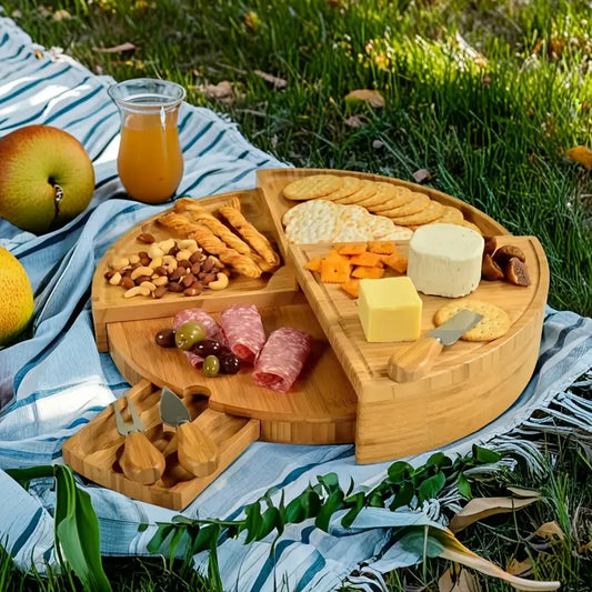 Rund Bambu Ostbricka